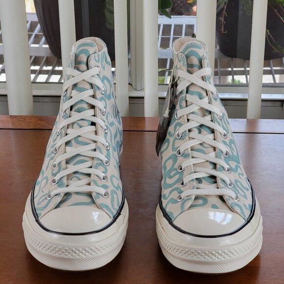 Converse Chuck 70 Hi 'Snakes' Canvas 165504C Light Green Size 10.5 Men's - Picture 3 of 13